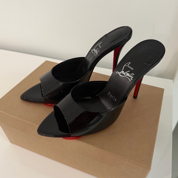 Christian Louboutin Shoes - Christian Louboutin Black Patent Leather Miss Z